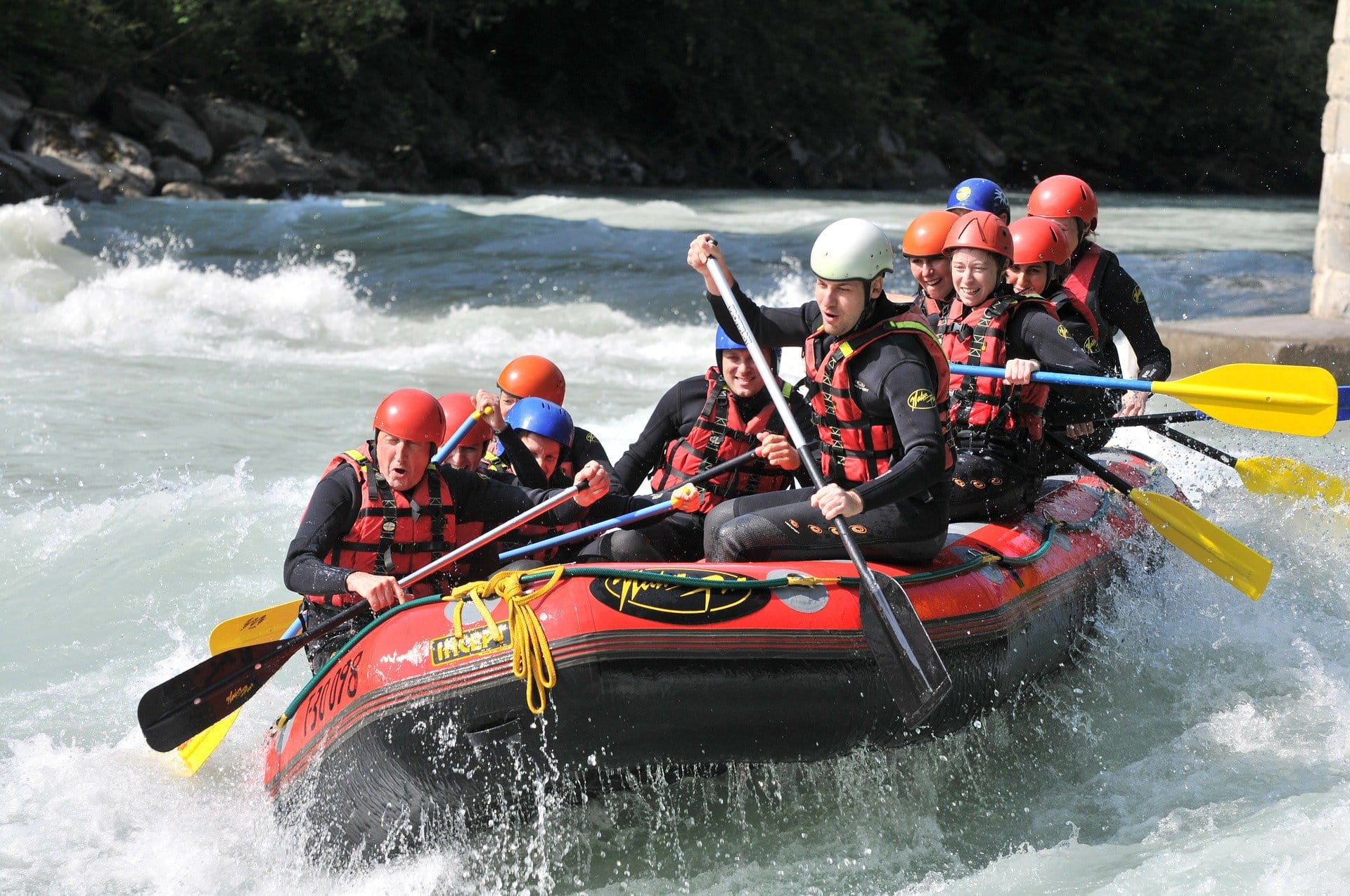 white water rafting canmore