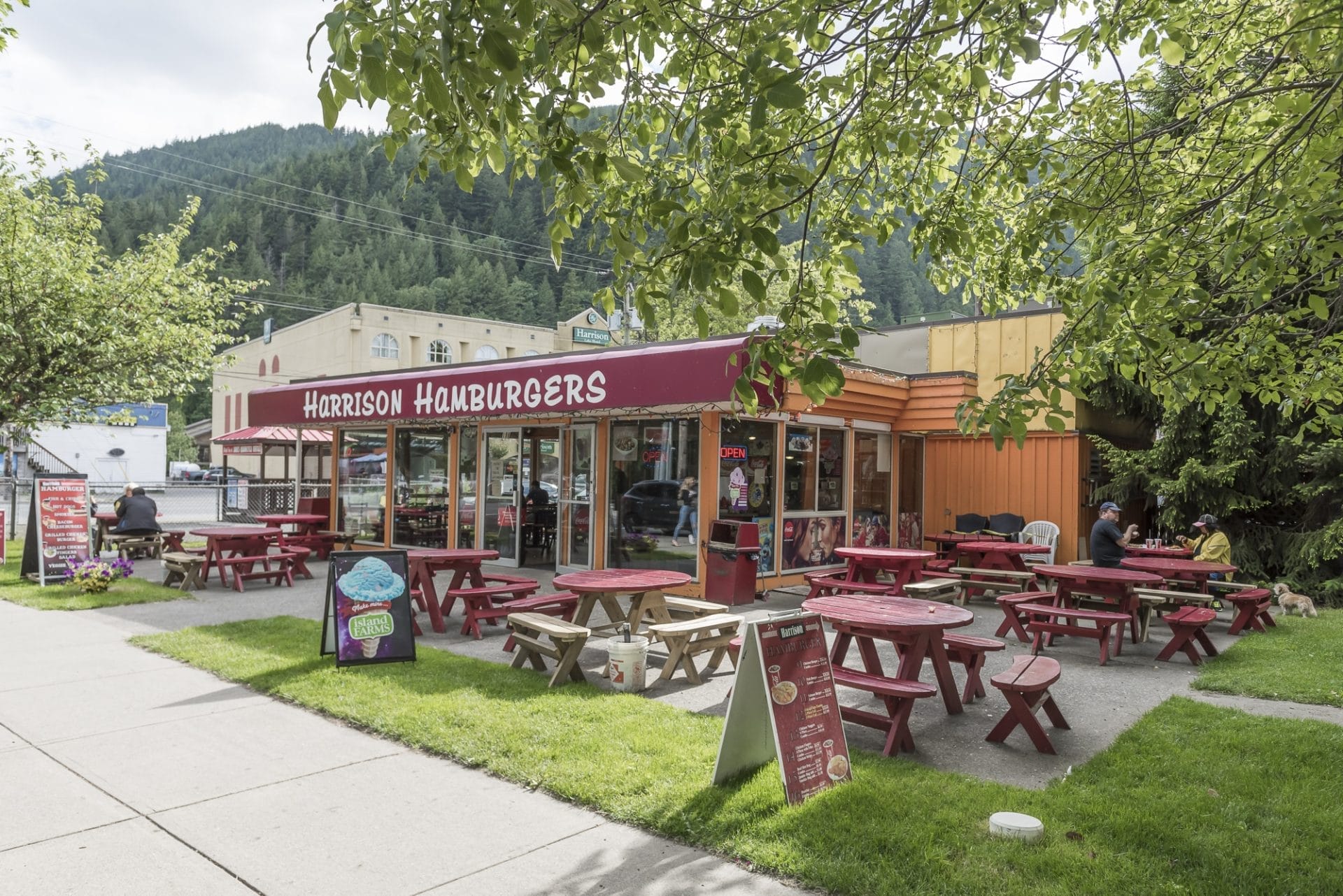 Harrison Hot Springs Burgers