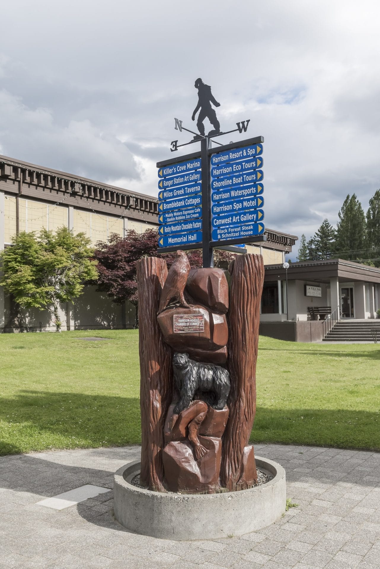 Harrison Hot Springs Sign