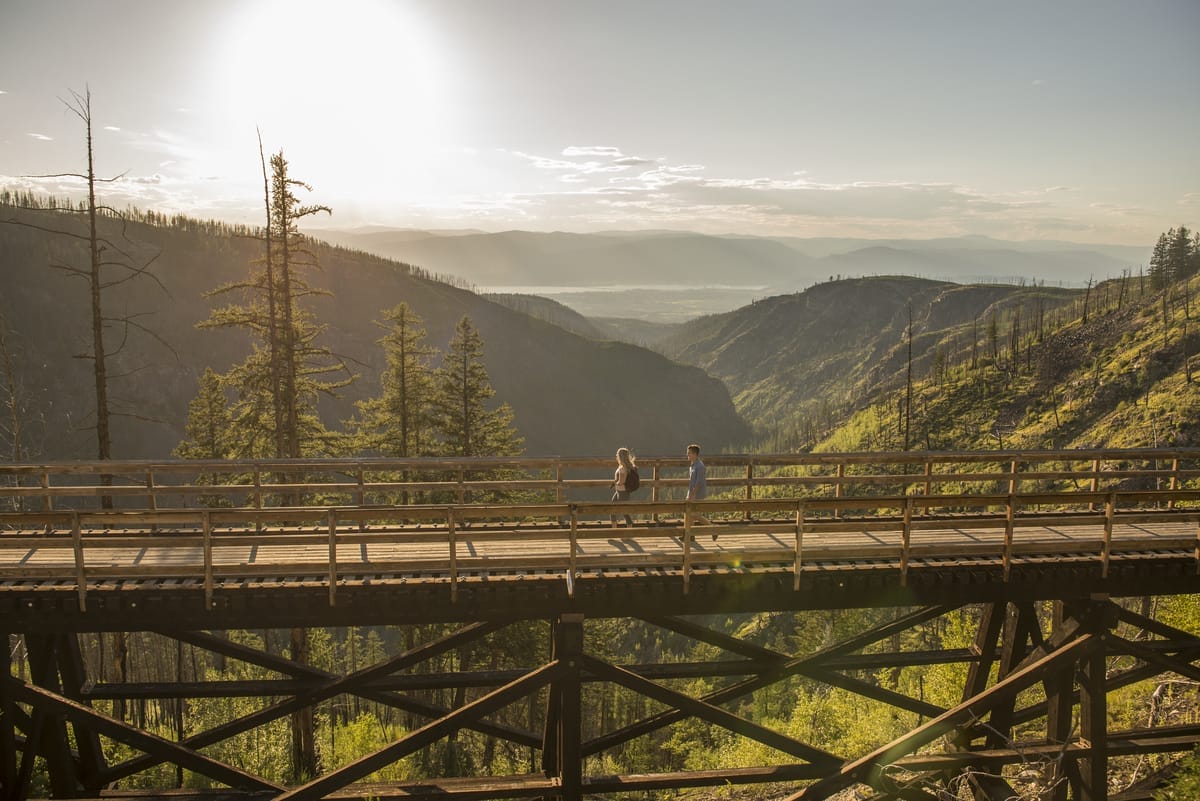 Myra Canyon on the Kettle Valley Railway