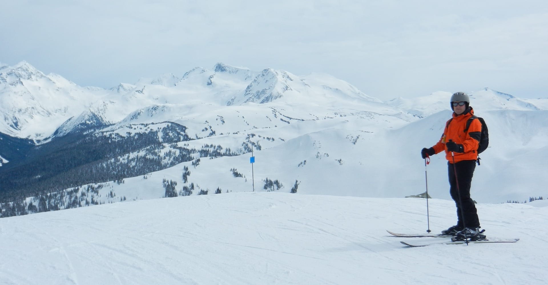 skiing in blackcomb whistler